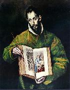 El Greco Hl. Lukas als Maler oil painting reproduction